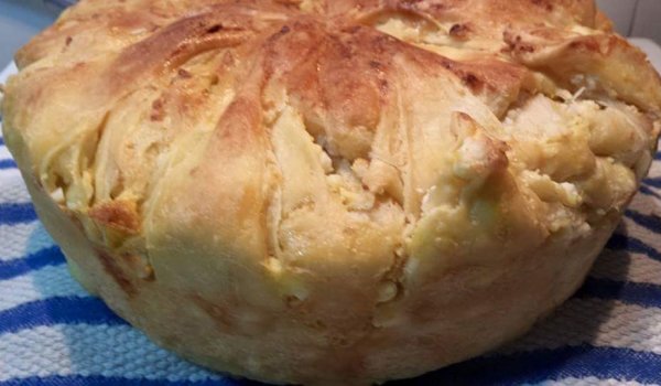 Сгънат тутманик с масло