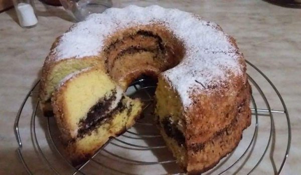 Шарен кекс с 8 яйца