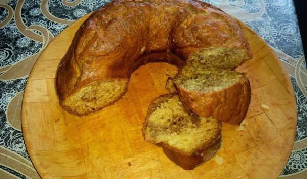 Шарен кекс с кафе