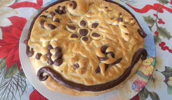 Шарена постна пита