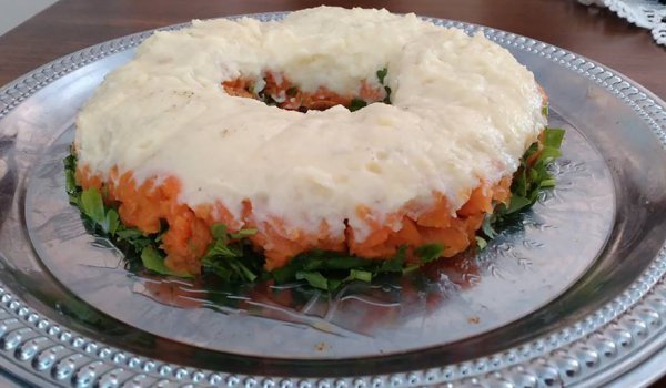 Шарено зеленчуково пюре