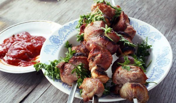 Шишчета със свинско и смокини