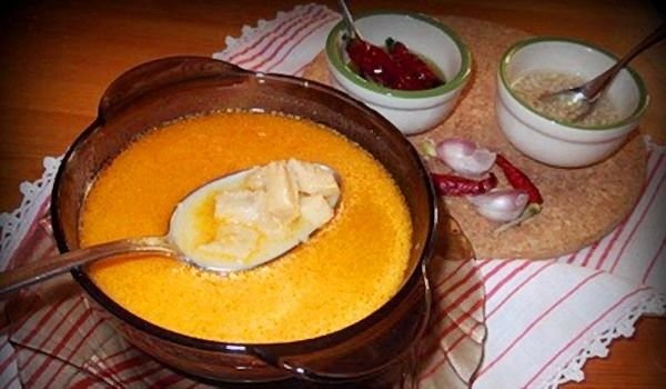 Шкембе с кисело мляко