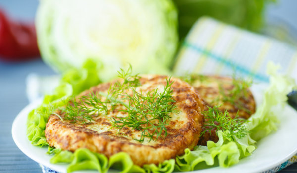 Шницели от прясно зеле и извара