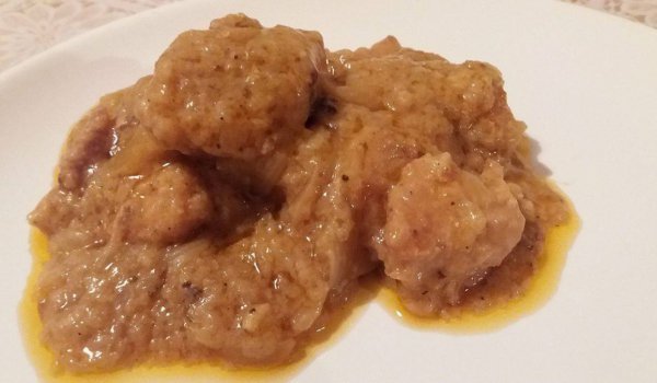 Шницели от свинско месо с лук