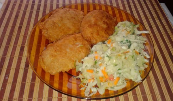 Шницели с кайма и бира