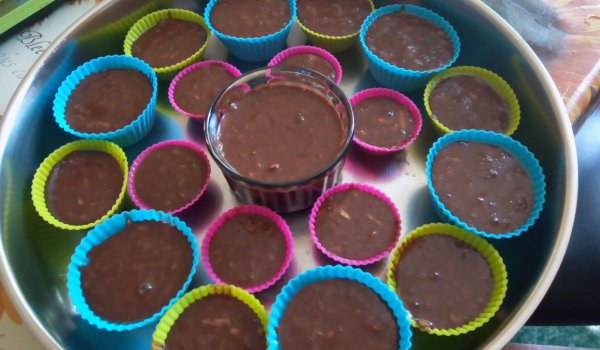 Шоко кексчета с тиквички