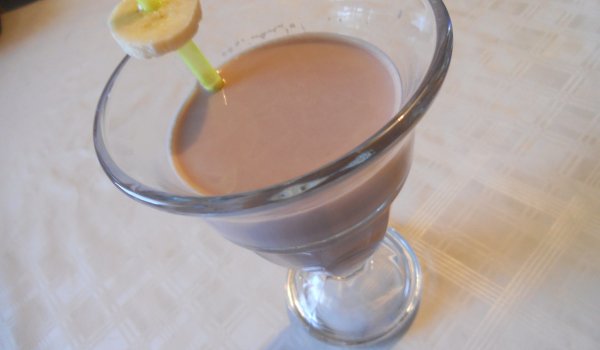 Шоколадо-бананово мляко