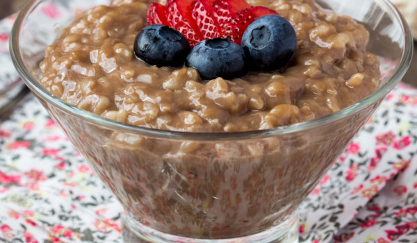 Шоколадов десерт с ориз