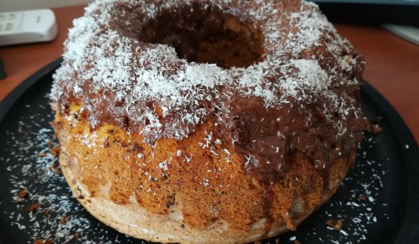 Шоколадов кекс с кокос