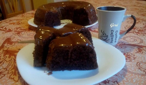 Шоколадов кекс с майонеза и яйца