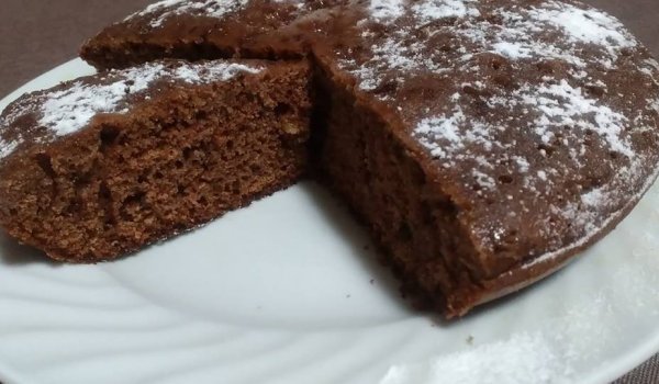 Шоколадов кекс с орехи в мултикукър