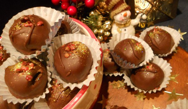 Шоколадов трюфел с лют кайенски пипер