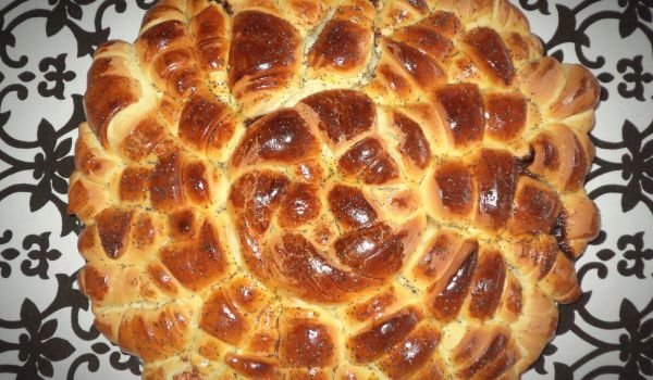 Шоколадова козуначена питка