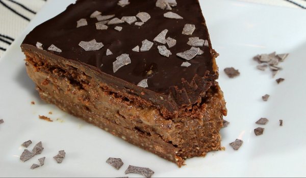 Шоколадова торта с мока крем