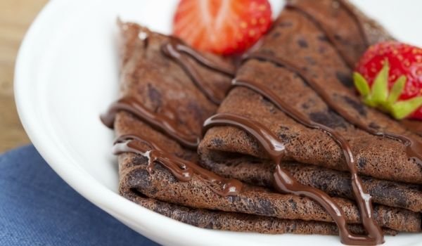Шоколадови палачинки с какао