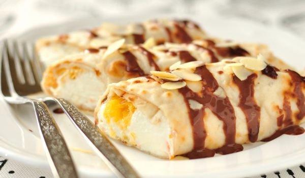 Шоколадови палачинки с рикота