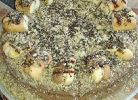 Шоколадово- лешникова торта