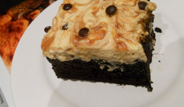 Шоколадово-карамелена торта