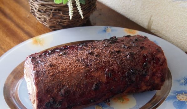 Шоколадово руло с баварски крем