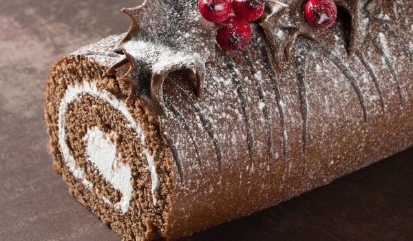 Шоколадово руло със сметана