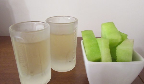 Шот с текила и пъпеш