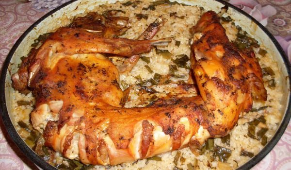 Шпикован заек с бекон