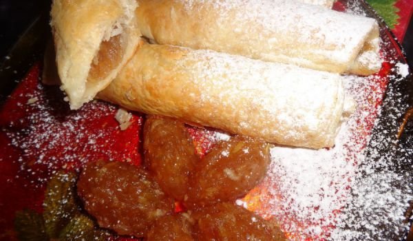 Щрудел с бутер тесто