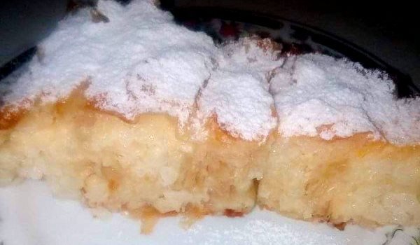 Сладка баница с плънка мляко с ориз