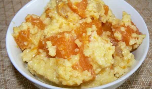 Сладка каша от тиква и просо
