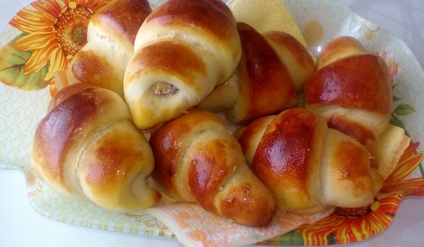 Сладки локумени кифлички - Моята Рецепта