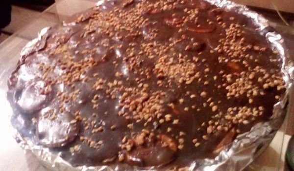 Сладкиш с банани и шоколад