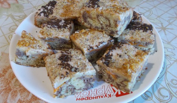 Сладкиш с кайсии и какао
