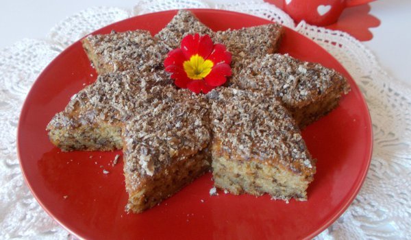 Сладкиш с кисело мляко и вафли