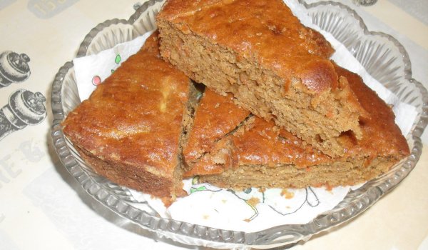 Сладкиш с моркови и кафява захар Мусковадо
