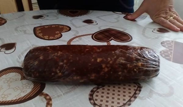 Сладък какаов салам