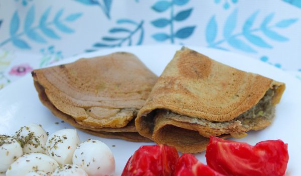 Слънчогледово-оризови палачинки