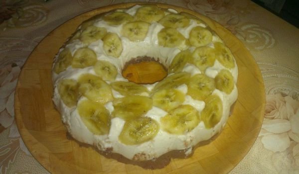 Сметанов десерт с банани