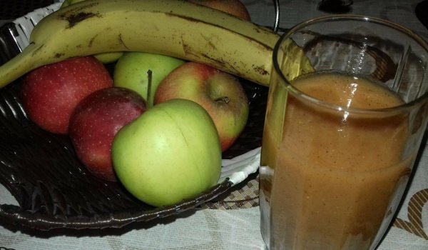 Смути от морков, ябълка и чия