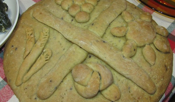 Содена питка за Бъдни вечер със семена