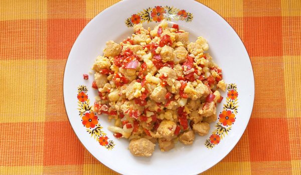 Соеви хапки с карфиол и яйца