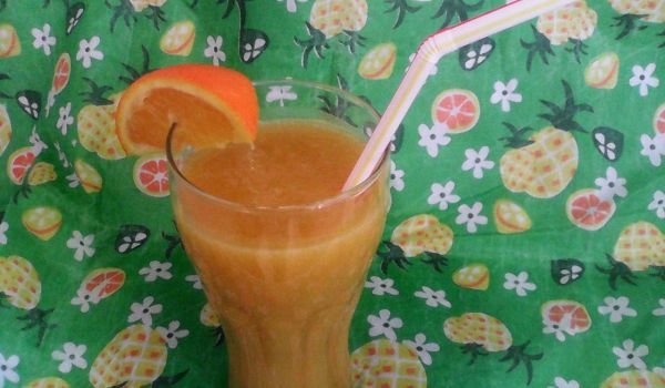 Сок от тиква и портокал