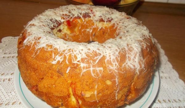 Солен кекс с вкус на пица