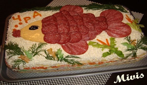 Солена торта Риба