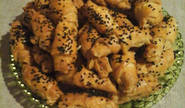 Солени кифлички с нигела