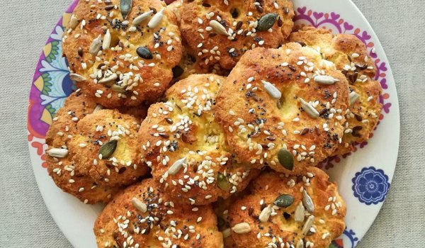 Солени кокосови бисквитки