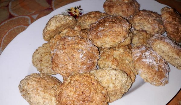 Солени курабии с овесени ядки