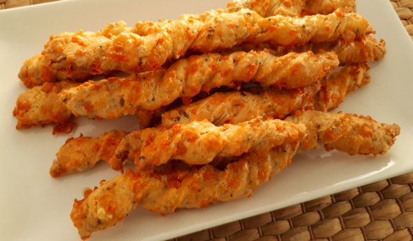 Солени маслени гризини