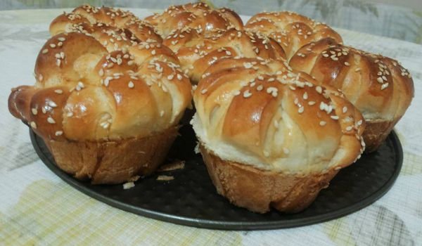 Солени мъфини с крема сирене