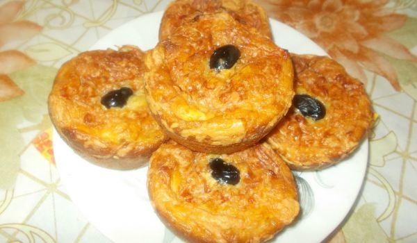 Солени мъфини с маслини